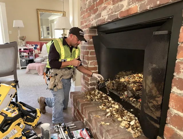 Safe screening installation by Glastonbury Chimney Sweep in Glastonbury, CT