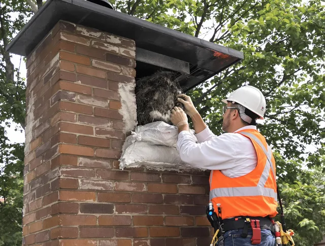 Humane removal of debris and animals by Glastonbury Chimney Sweep in Glastonbury, CT
