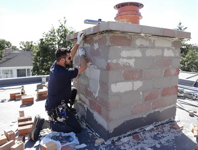 Advanced chimney repair process by Glastonbury Chimney Sweep in Glastonbury, CT