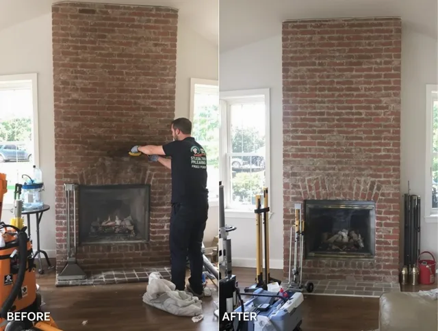 Finished chimney sweeping service by Glastonbury Chimney Sweep in Glastonbury, CT